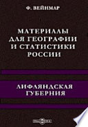 Материалы для географии и статистики России. Лифляндская губерния