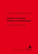 Deutsch-russischer Dialog in den Philologien