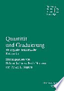 Quantität und Graduierung als kognitiv-semantische Kategorien