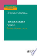 Гражданское право. Схемы, таблицы, тесты. Учебное пособие для бакалавриата и специалитета