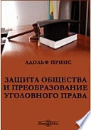 Защита общества и преобразование уголовного права