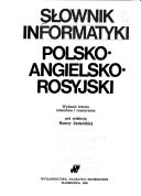 Słownik informatyki polsko-angielsko-rosyjski