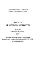 Moldavskiĭ istoricheskiĭ zhurnal