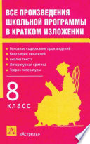 Все произведения школьной программы в кратком изложении. 8 класс