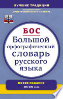 Большой орфографический словарь русского языка