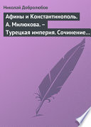 Афины и Константинополь. А. Милюкова. – Турецкая империя. Сочинение А. де Бессе