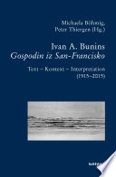 Ivan A. Bunins Gospodin iz San-Francisko