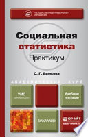 Социальная статистика. Практикум. Учебное пособие для академического бакалавриата