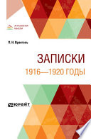 Записки. 1916—1920 годы