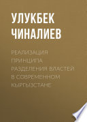 Реализация принципа разделения властей в современном Кыргызстане