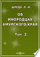 Об инородцах Амурского края Первая половина: главные условия и явления внешнего быта