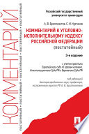 Комментарий к Уголовно-исполнительному кодексу Российской Федерации (постатейный). 3-е издание