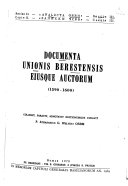 Documenta unionis Berestensis eiusque auctorum