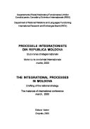 Integrational processes in Moldova : drafting of the national strategy