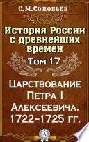 История России с древнейших времен. Том 17. Царствование Петра I Алексеевича. 1722–1725 гг.