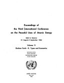 Nuclear fuels: 1. Fabricaton and reprocessing. 2. Types and economics. 3. Raw materials