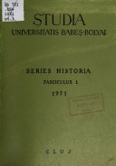 Studia Universitatis Babeș-Bolyai