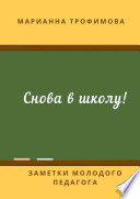 Снова в школу! Заметки молодого педагога