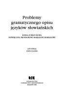 Problemy gramatycznego opisu języków słowiańskich