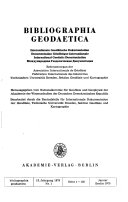 Bibliographia geodaetica