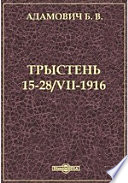 Трыстень. 15-28/VII-1916