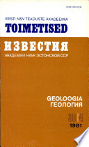 Proceedings of the Estonian Academy of Sciences, Geology