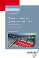 Электронное правительство в публичном управлении. Монография