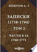 Записки. (1738-1794)