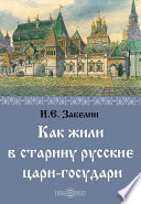 Как жили в старину русские цари-государи