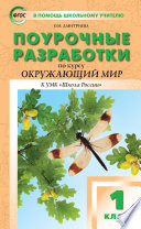 Поурочные разработки по курсу «Окружающий мир». 1 класс (к УМК А. А. Плешакова («Школа России») 2019–2021 гг. выпуска)