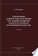 Управление занятостью населения в условиях развития малого и среднего предпринимательства