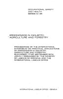 Ergonomics in Industry, Agriculture, and Forestry