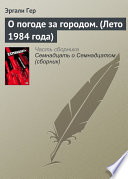 О погоде за городом. (Лето 1984 года)