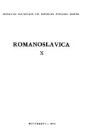 Romanoslavica