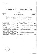 Tropical medicine and veterinary