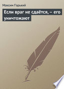 Если враг не сдаётся, – его уничтожают