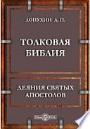 Толковая Библия или комментарий на все книги Священного Писания Ветхого и Нового Заветов. Деяния Святых Апостолов