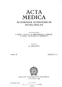 Acta Medica Academiae Scientiarum Hungaricae