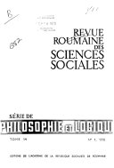 Revue roumaine des sciences sociales