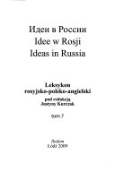 Ideas in Russia