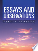 Essays and Observations