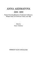 Anna Akhmatova, 1889-1989