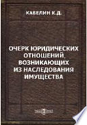 Очерк юридических отношений, возникающих из наследования имущества