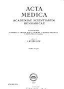 Acta Medica Academiae Scientiarum Hungaricae