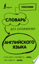 Словарь для запоминания английского. Лучше иметь способность – ability, чем слабость – debility