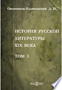 История русской литературы XIX века