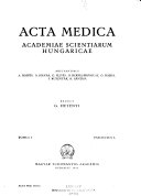 Acta Medica Academiae Scientiarum Hungaricae