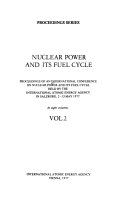 Nuclear Power and Its Fuel Cycle