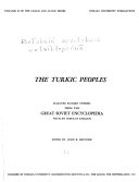 The Turkic peoples