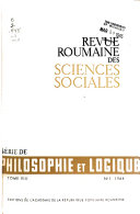 Revue roumaine des sciences sociales